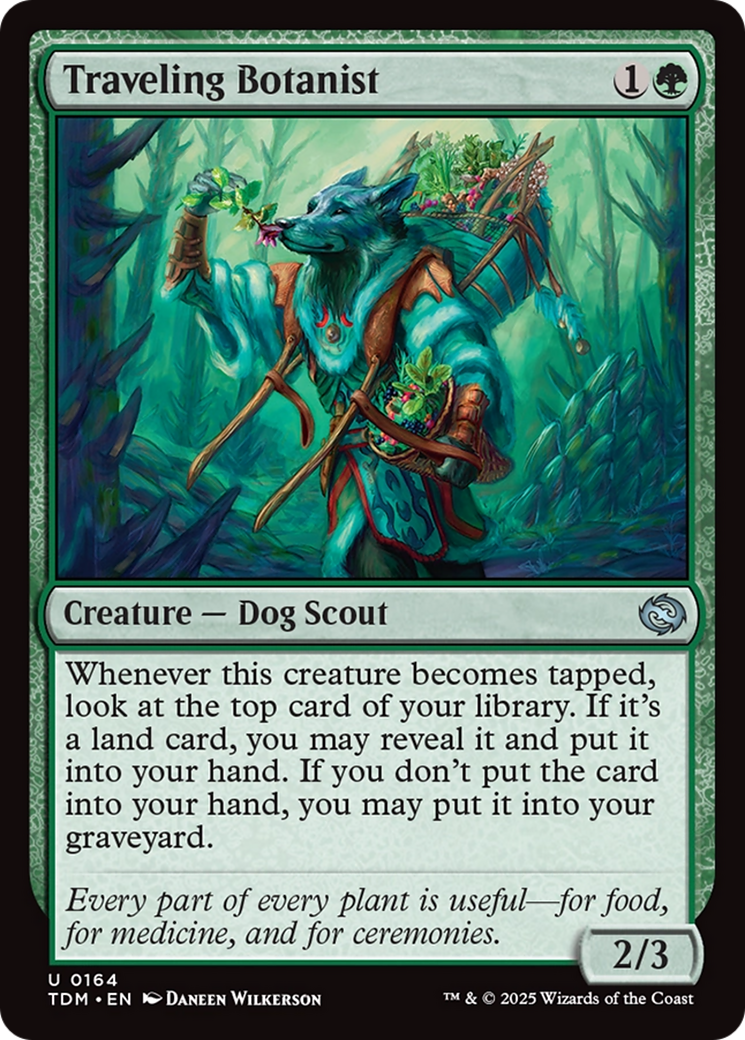 Traveling Botanist [Tarkir: Dragonstorm] | Fandemonia Ltd