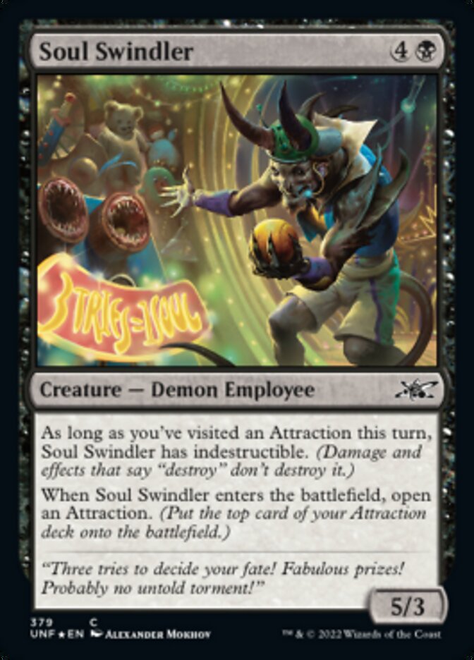 Soul Swindler (Galaxy Foil) [Unfinity] | Fandemonia Ltd