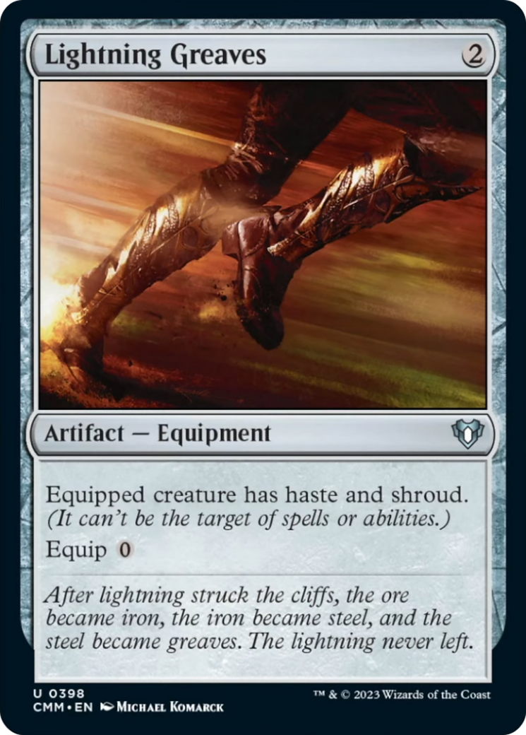Lightning Greaves [Commander Masters] | Fandemonia Ltd