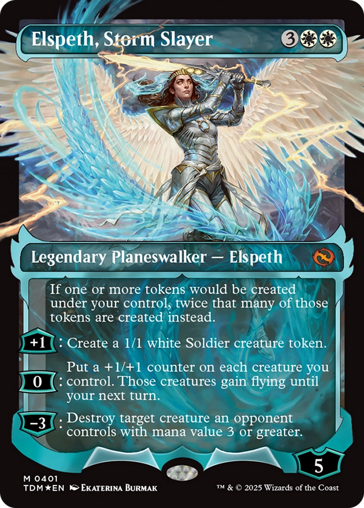 Elspeth, Storm Slayer (Showcase) [Tarkir: Dragonstorm] | Fandemonia Ltd