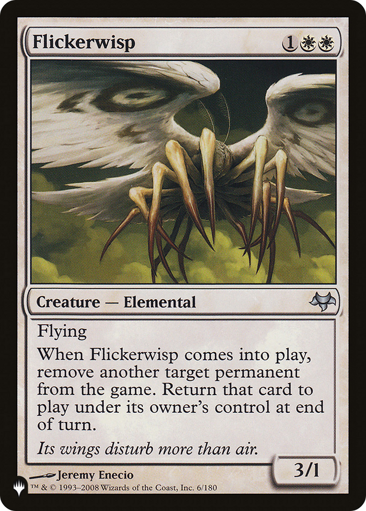Flickerwisp [The List] | Fandemonia Ltd