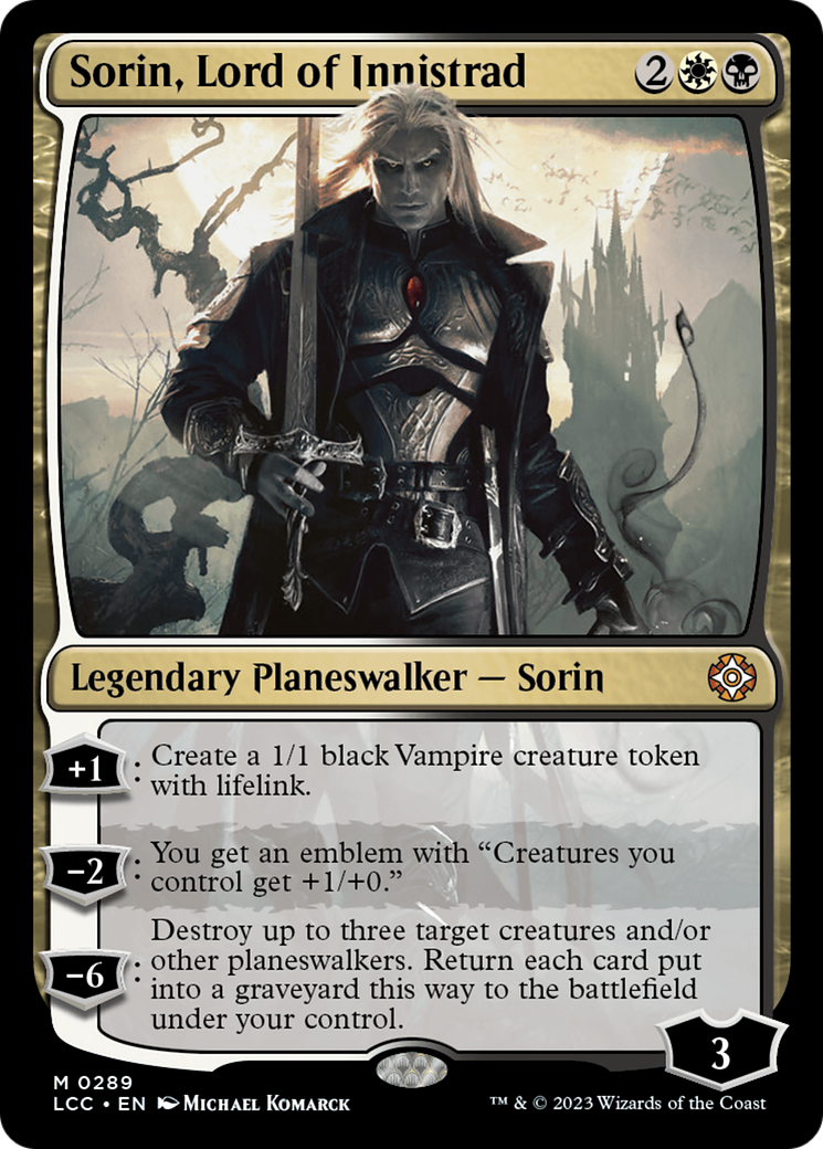 Sorin, Lord of Innistrad [The Lost Caverns of Ixalan Commander] | Fandemonia Ltd