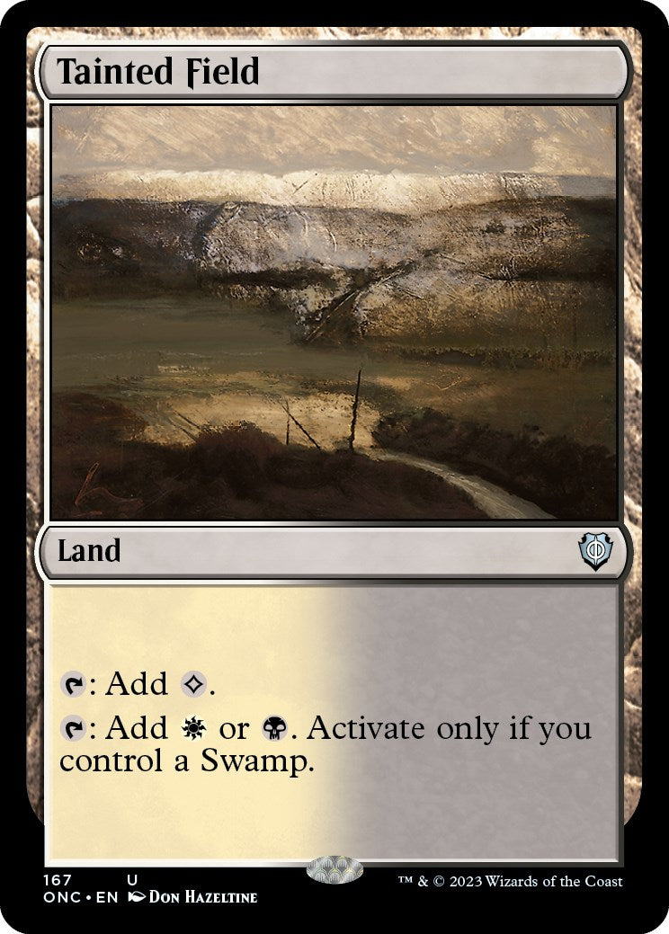 Tainted Field [Phyrexia: All Will Be One Commander] | Fandemonia Ltd