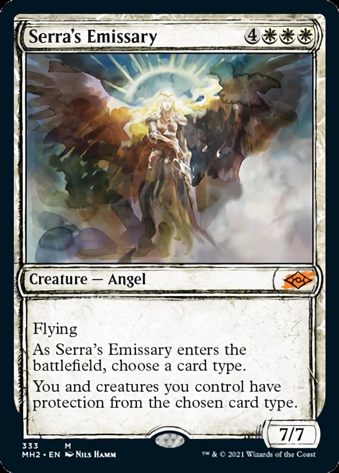 Serra's Emissary (Sketch) [Modern Horizons 2] | Fandemonia Ltd