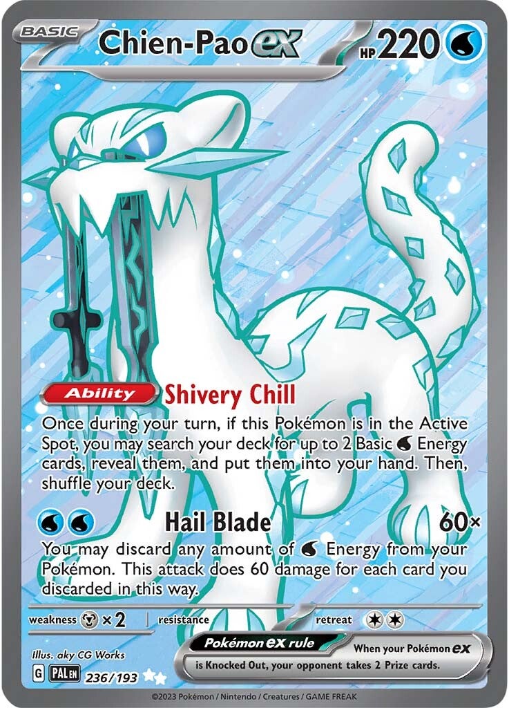 Chien-Pao ex (236/193) [Scarlet & Violet: Paldea Evolved] | Fandemonia Ltd