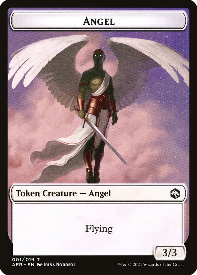 Angel // Dog Illusion Double-Sided Token [Dungeons & Dragons: Adventures in the Forgotten Realms Tokens] | Fandemonia Ltd