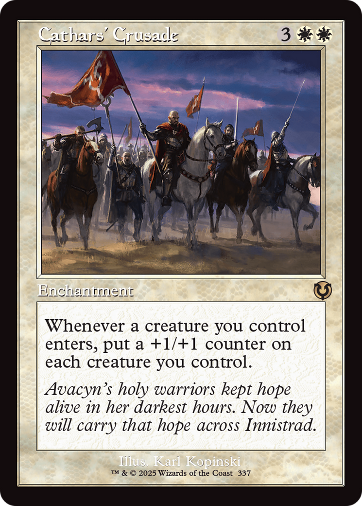 Cathars' Crusade (Retro Frame) [Innistrad Remastered] | Fandemonia Ltd