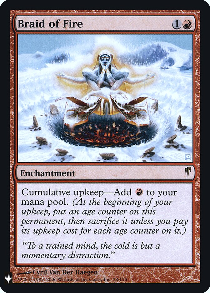 Braid of Fire [Mystery Booster] | Fandemonia Ltd