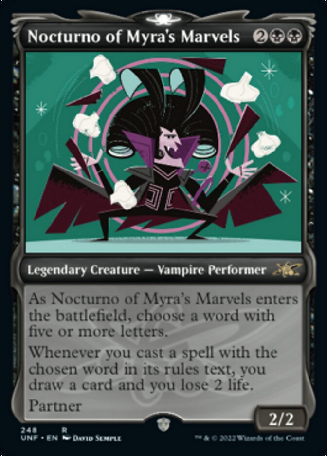 Nocturno of Myra's Marvels (Showcase) [Unfinity] | Fandemonia Ltd