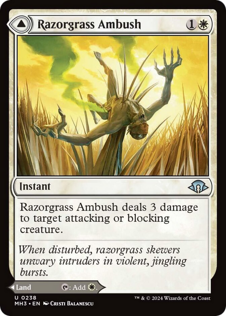 Razorgrass Ambush // Razorgrass Field [Modern Horizons 3] | Fandemonia Ltd