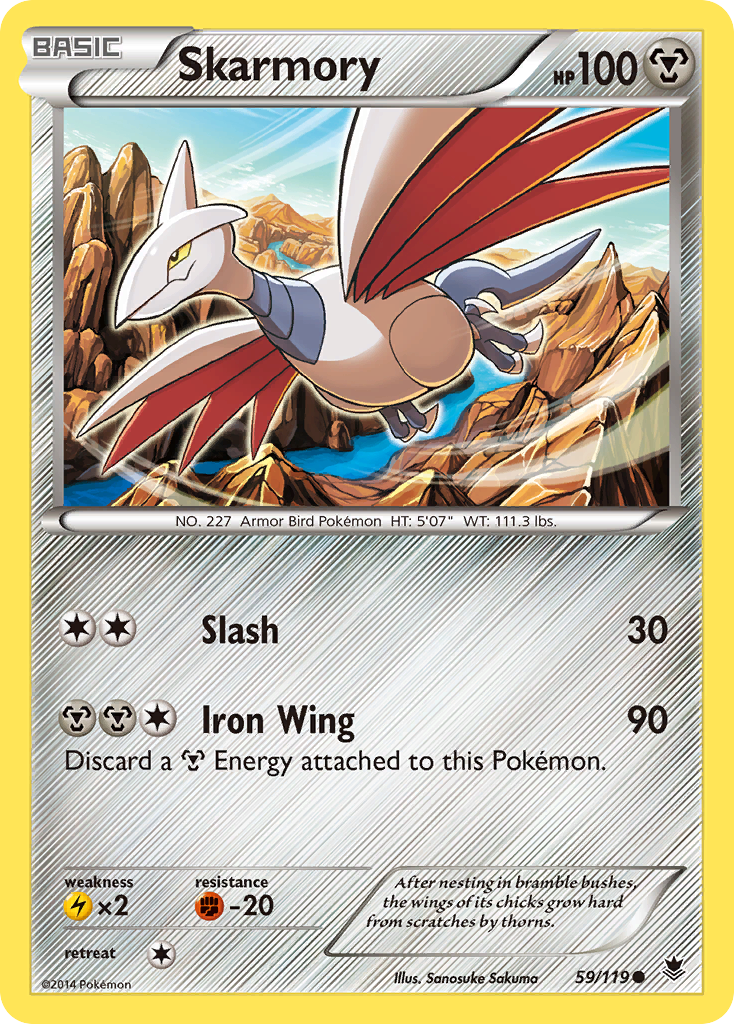 Skarmory (59/119) [XY: Phantom Forces] | Fandemonia Ltd