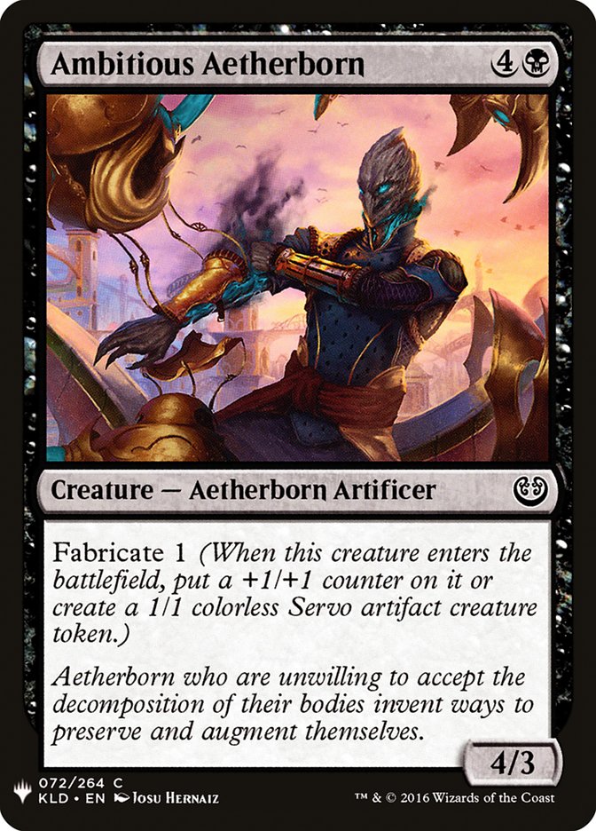 Ambitious Aetherborn [Mystery Booster] | Fandemonia Ltd