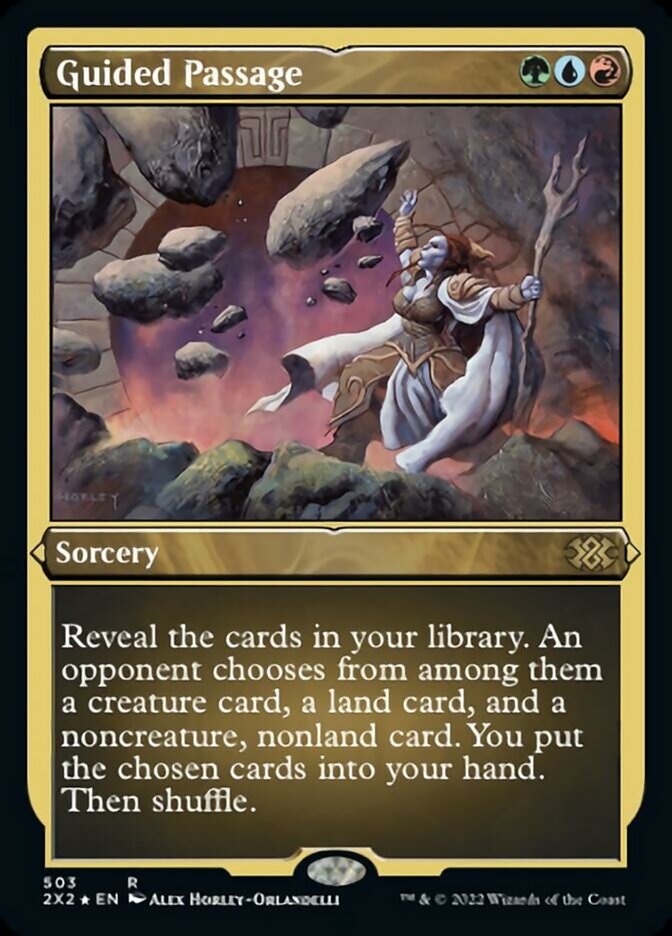 Guided Passage (Foil Etched) [Double Masters 2022] | Fandemonia Ltd