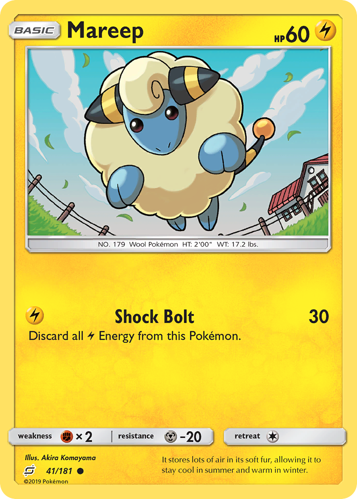 Mareep (41/181) [Sun & Moon: Team Up] | Fandemonia Ltd