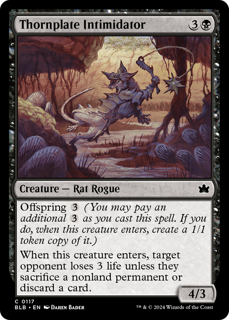 Thornplate Intimidator [Bloomburrow] | Fandemonia Ltd
