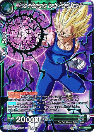 Prince of Destruction Vegeta, Prideful Warrior (BT11-066) [Vermilion Bloodline] | Fandemonia Ltd