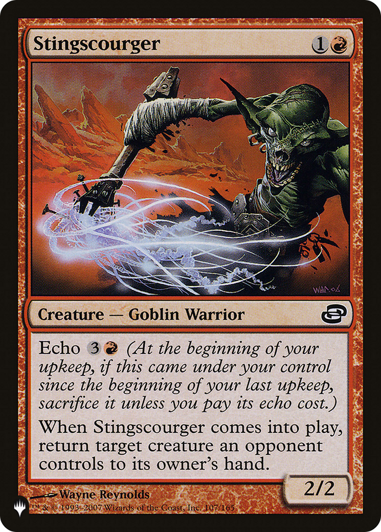 Stingscourger [The List] | Fandemonia Ltd
