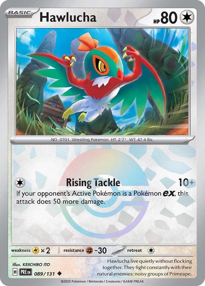 Hawlucha (089/131) (Poke Ball Pattern) [Scarlet & Violet: Prismatic Evolutions] | Fandemonia Ltd
