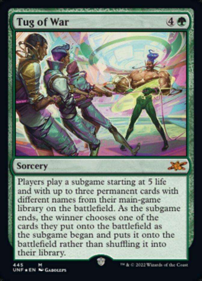 Tug of War (Galaxy Foil) [Unfinity] | Fandemonia Ltd