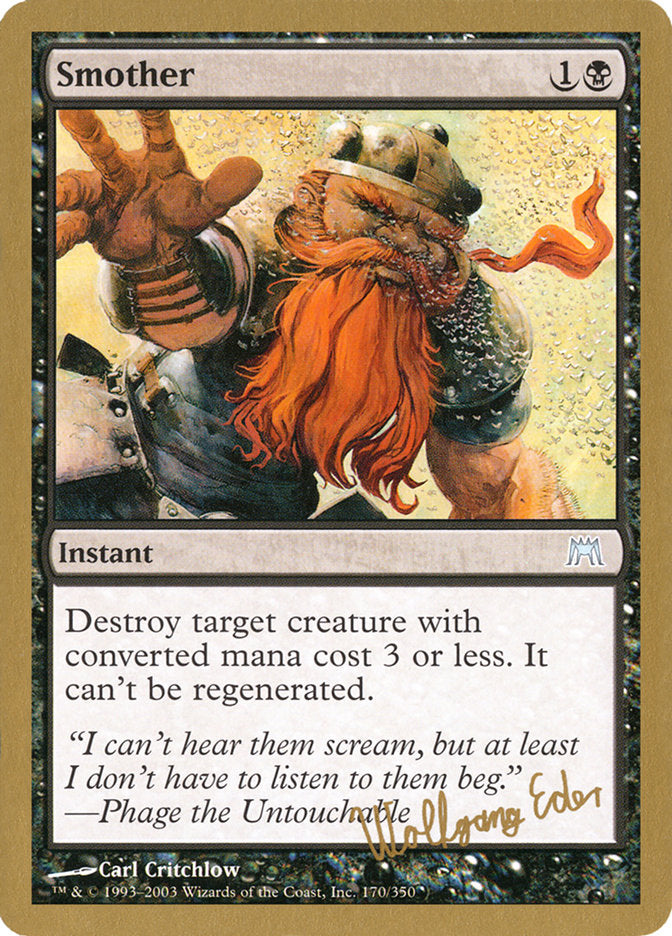 Smother (Wolfgang Eder) [World Championship Decks 2003] | Fandemonia Ltd