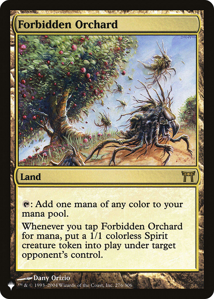 Forbidden Orchard [The List] | Fandemonia Ltd