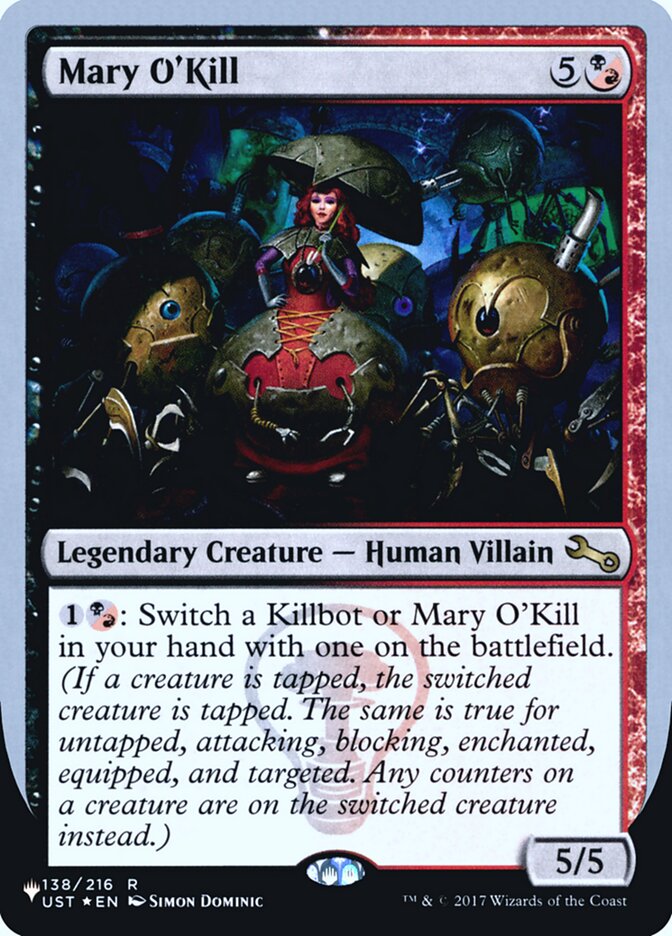 Mary O'Kill (Unfinity Foil Edition) [The List] | Fandemonia Ltd