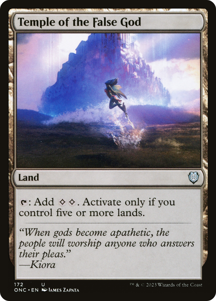 Temple of the False God [Phyrexia: All Will Be One Commander] | Fandemonia Ltd