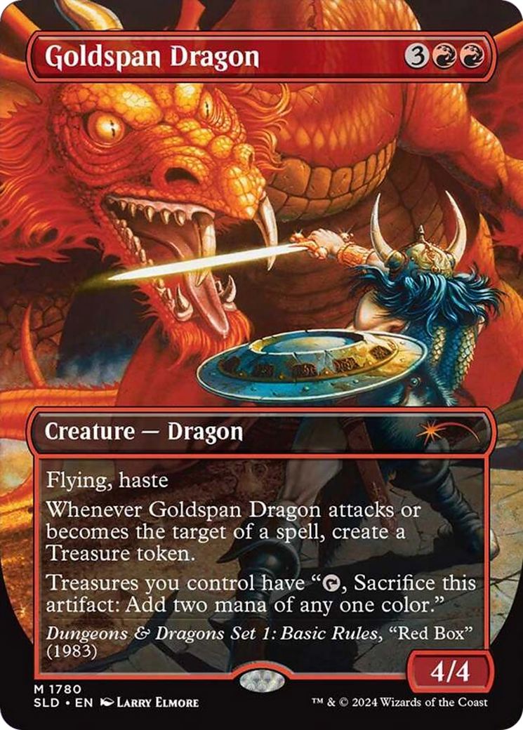 Goldspan Dragon (Rainbow Foil) [Secret Lair Drop Series] | Fandemonia Ltd