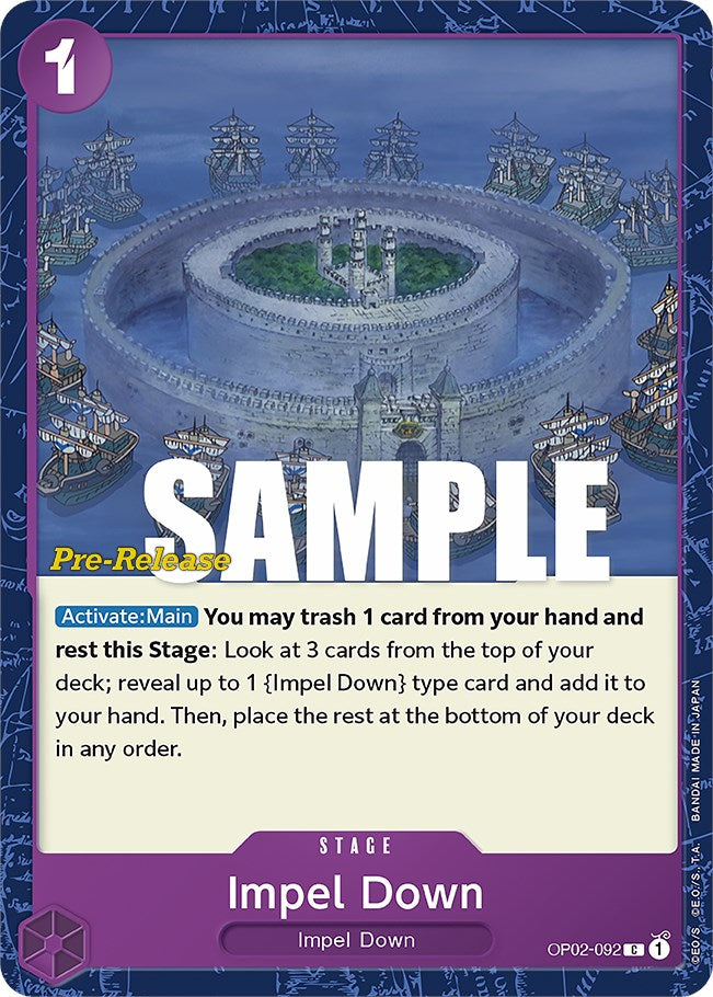 Impel Down [Paramount War Pre-Release Cards] | Fandemonia Ltd