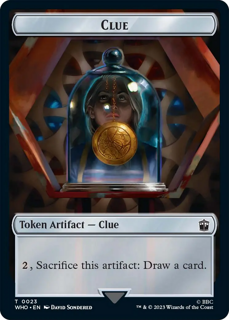 Clue Token [Doctor Who Tokens] | Fandemonia Ltd