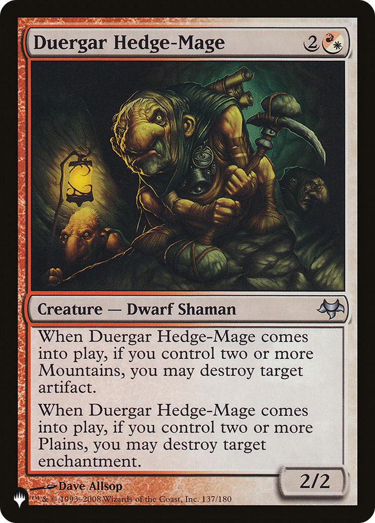 Duergar Hedge-Mage [The List] | Fandemonia Ltd