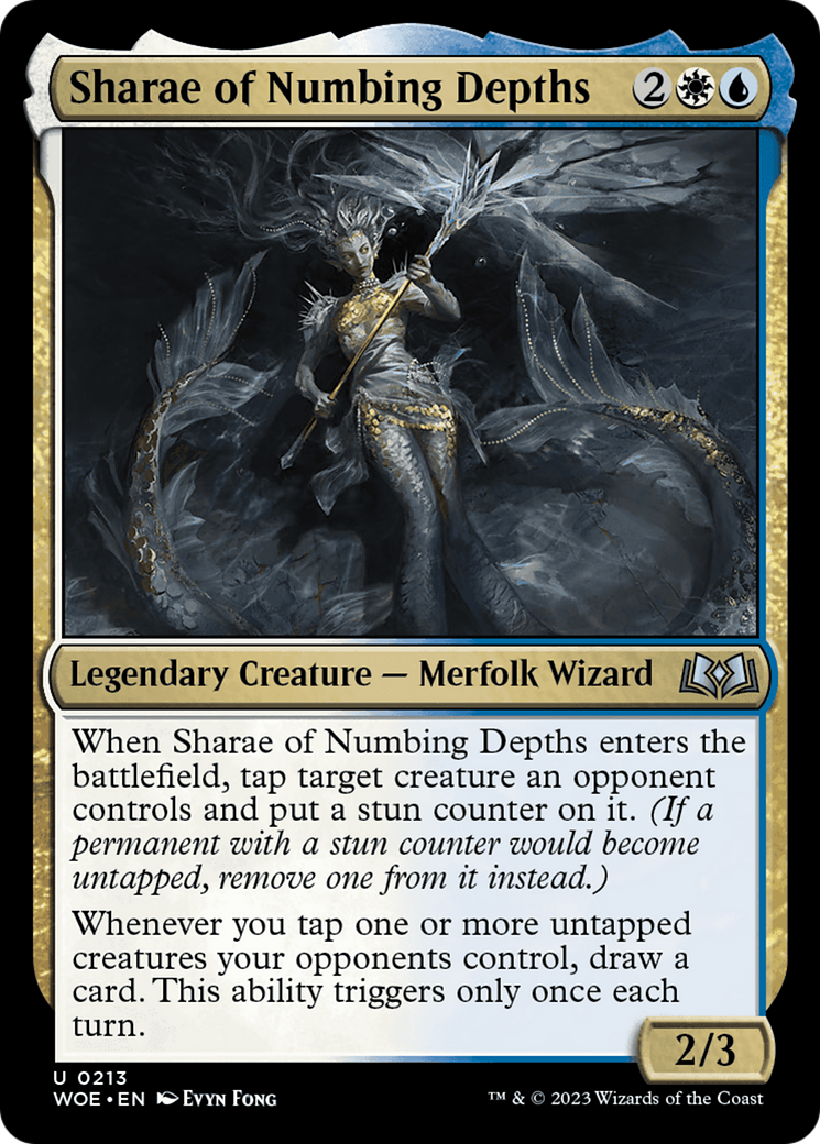 Sharae of Numbing Depths [Wilds of Eldraine] | Fandemonia Ltd