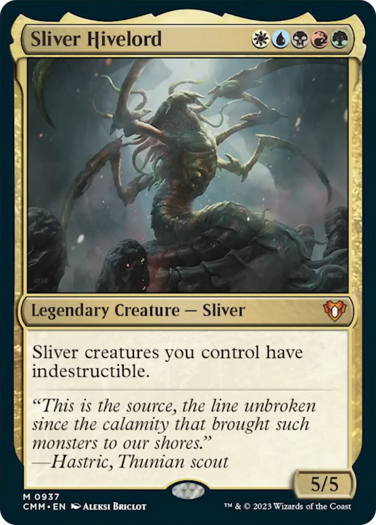 Sliver Hivelord [Commander Masters] | Fandemonia Ltd