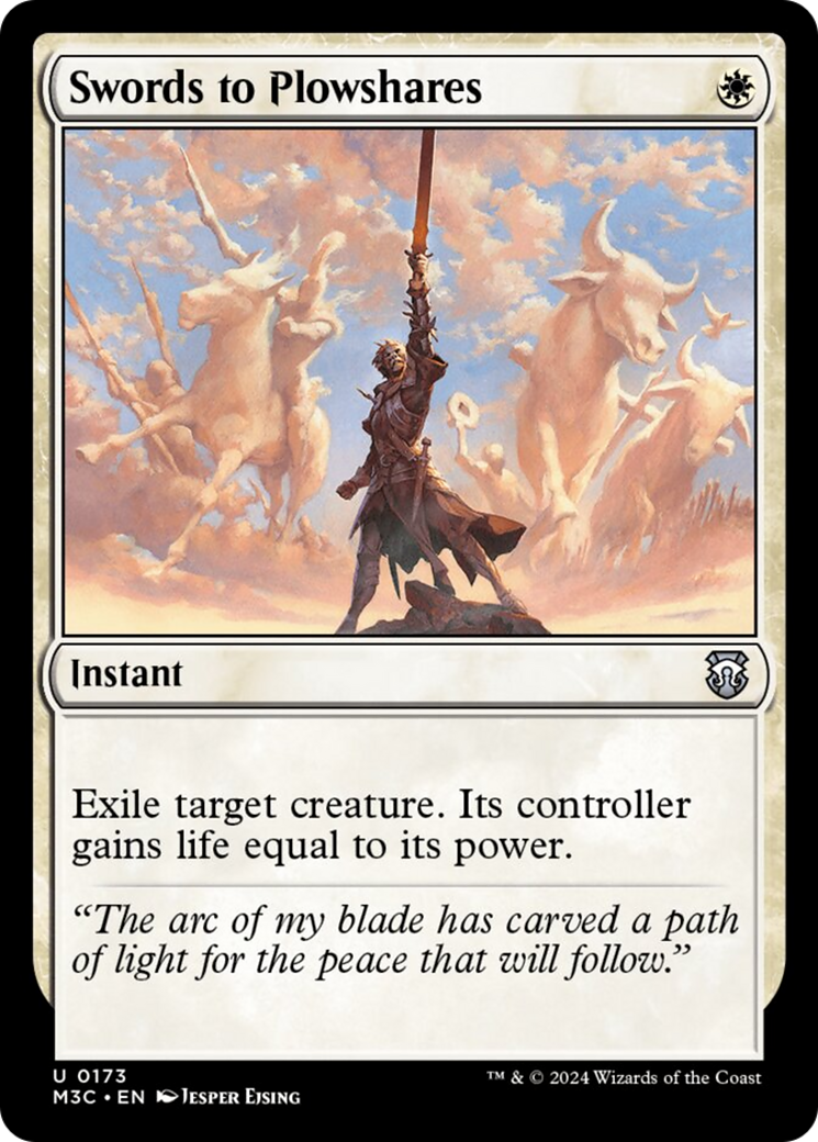 Swords to Plowshares (Ripple Foil) [Modern Horizons 3 Commander] | Fandemonia Ltd