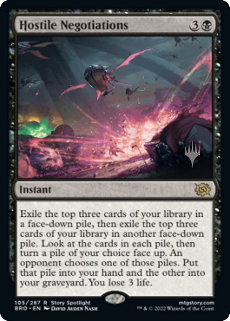 Hostile Negotiations (Promo Pack) [The Brothers' War Promos] | Fandemonia Ltd