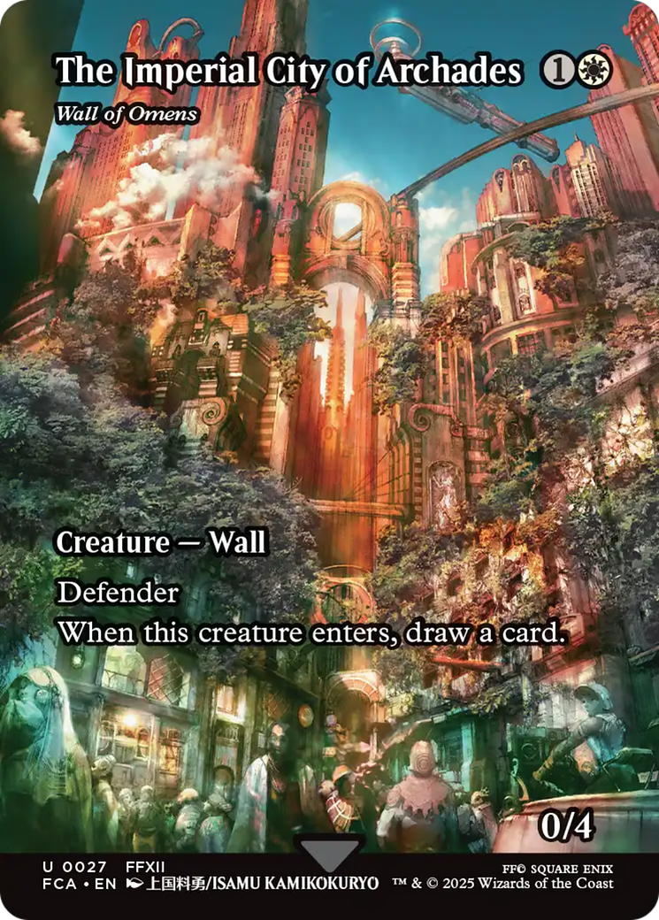 The Imperial City of Archades - Wall of Omens (Showcase) [FINAL FANTASY : Through the Ages] | Fandemonia Ltd