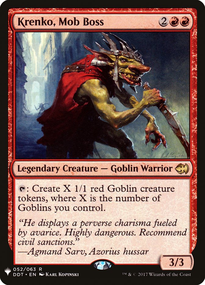 Krenko, Mob Boss [Mystery Booster] | Fandemonia Ltd