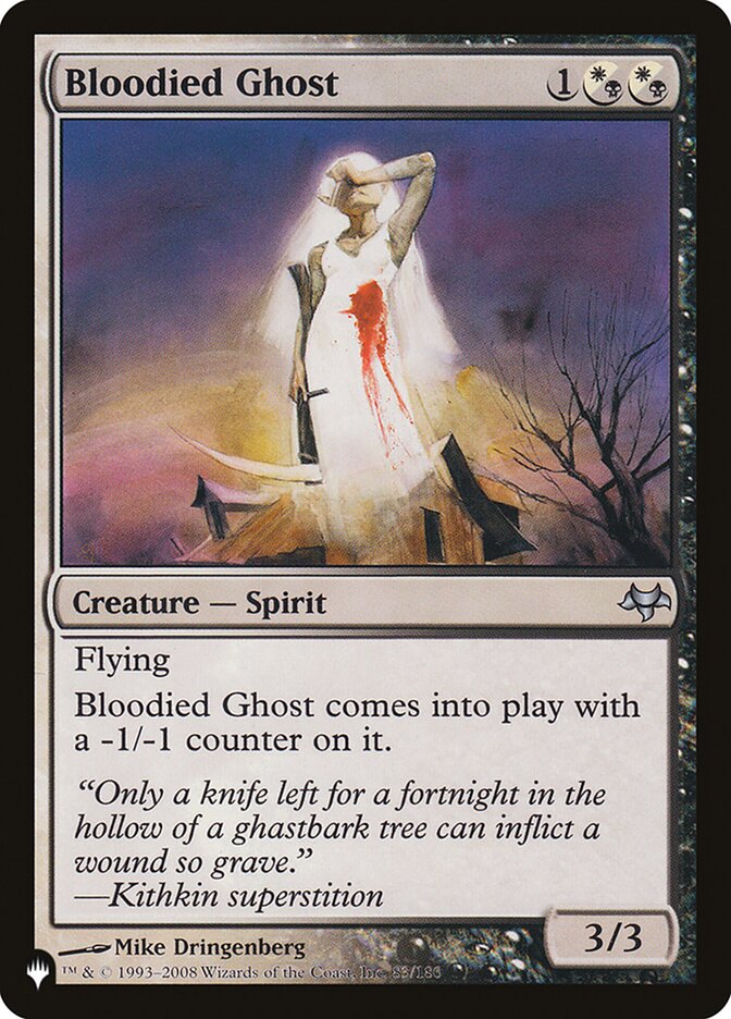 Bloodied Ghost [The List] | Fandemonia Ltd