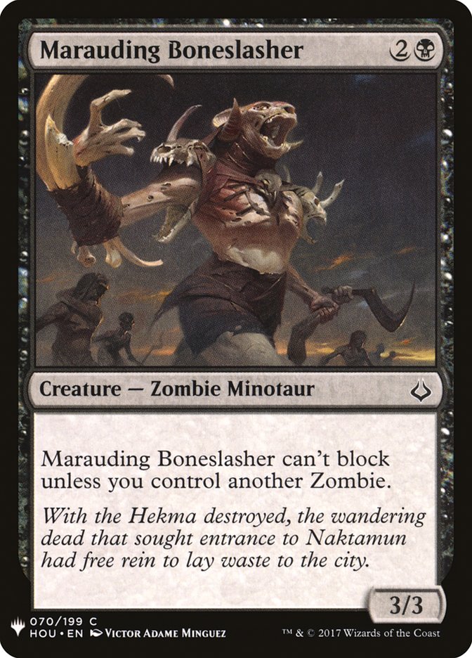 Marauding Boneslasher [Mystery Booster] | Fandemonia Ltd
