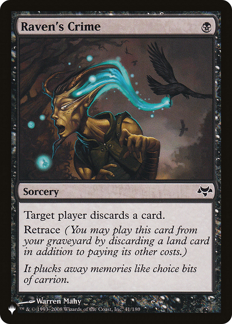 Raven's Crime [The List] | Fandemonia Ltd