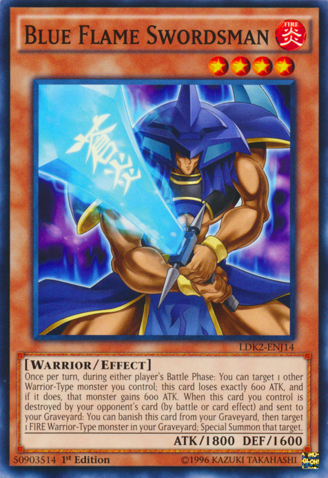 Blue Flame Swordsman [LDK2-ENJ14] Common | Fandemonia Ltd