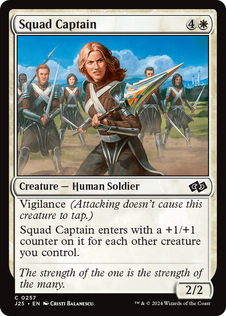Squad Captain [Foundations Jumpstart] | Fandemonia Ltd