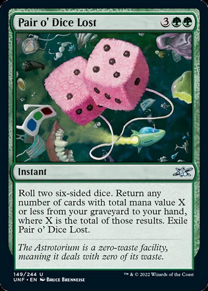 Pair o' Dice Lost [Unfinity] | Fandemonia Ltd