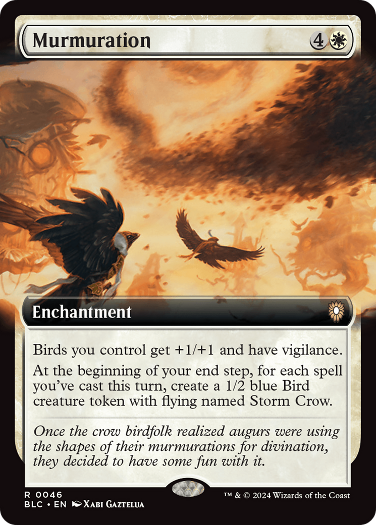 Murmuration (Extended Art) [Bloomburrow Commander] | Fandemonia Ltd