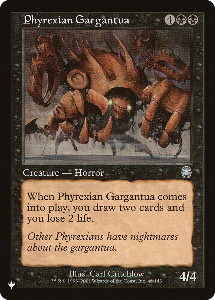Phyrexian Gargantua [The List] | Fandemonia Ltd