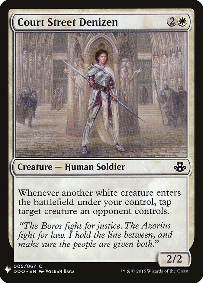 Court Street Denizen [Mystery Booster] | Fandemonia Ltd