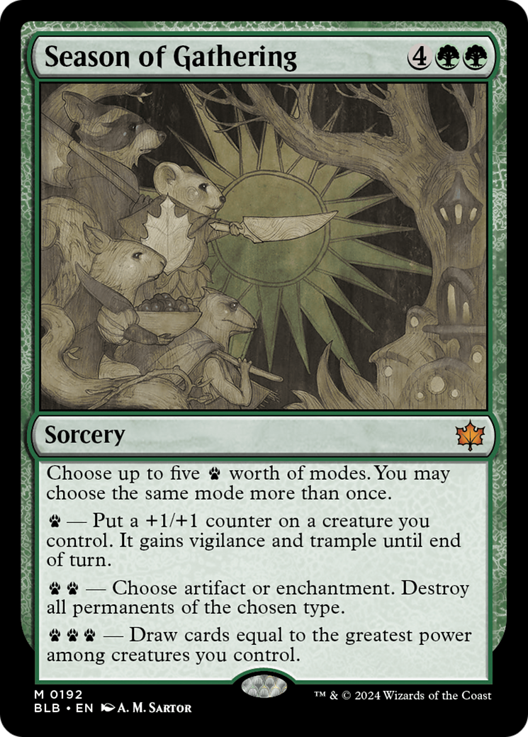 Season of Gathering [Bloomburrow] | Fandemonia Ltd