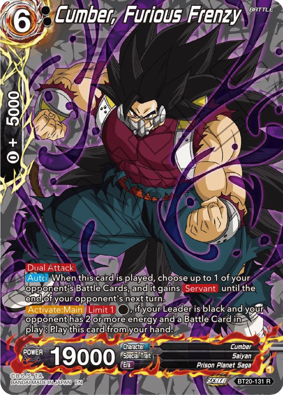 Cumber, Furious Frenzy (Silver Foil) (BT20-131) [Power Absorbed] | Fandemonia Ltd