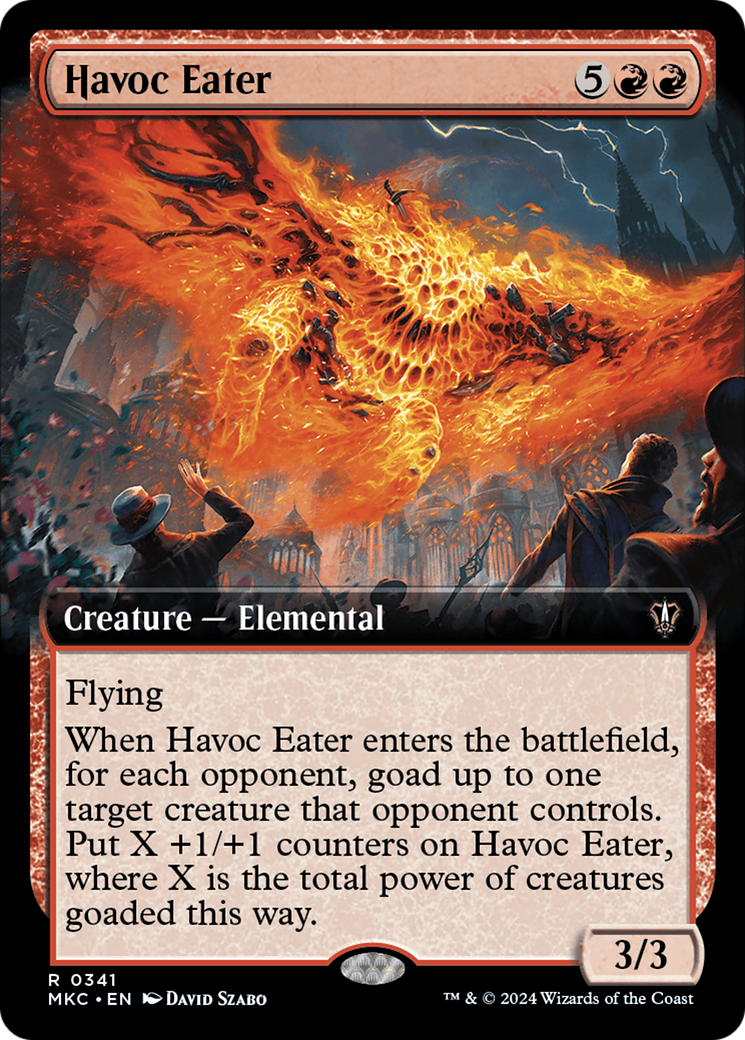 Havoc Eater (Extended Art) [Murders at Karlov Manor Commander] | Fandemonia Ltd