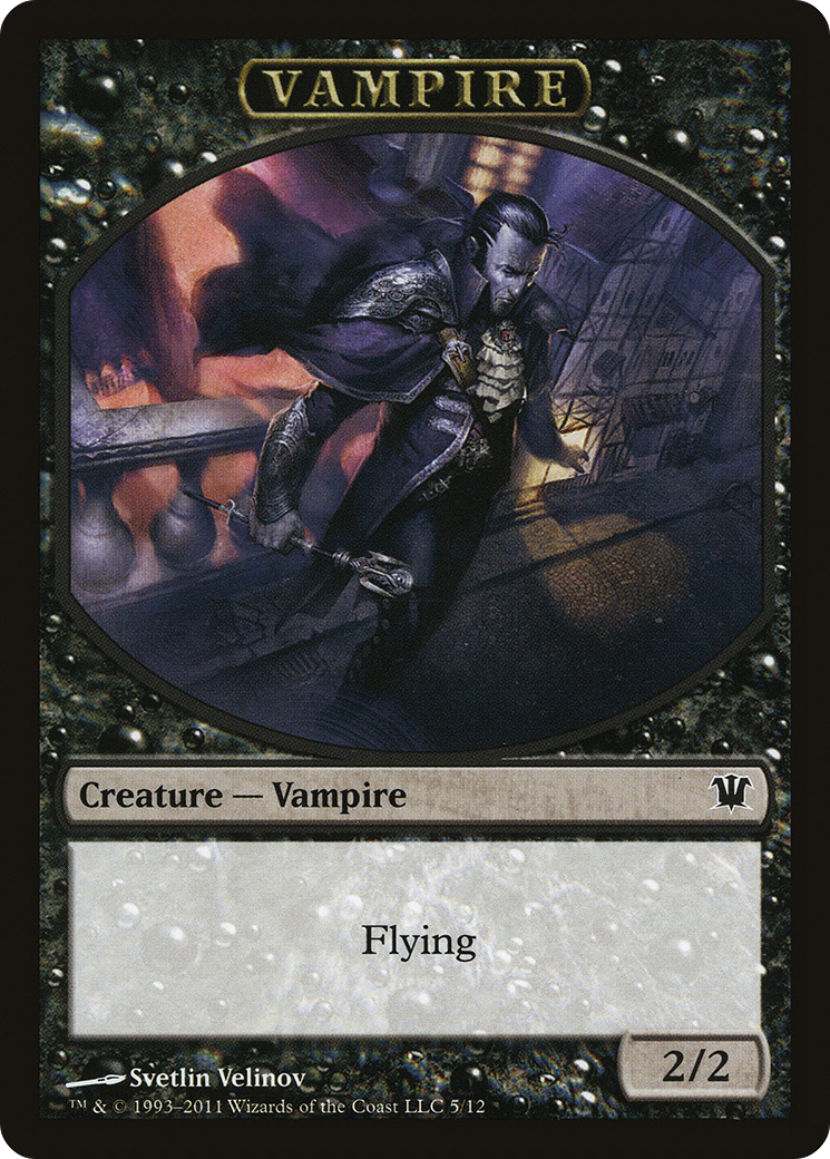 Blood // Vampire (0007) Double-Sided Token [Innistrad Remastered Tokens] | Fandemonia Ltd